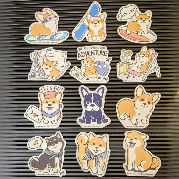 Waterproof Corgi Puppy Sticker Decal Die Cut - Picture 4 of 6